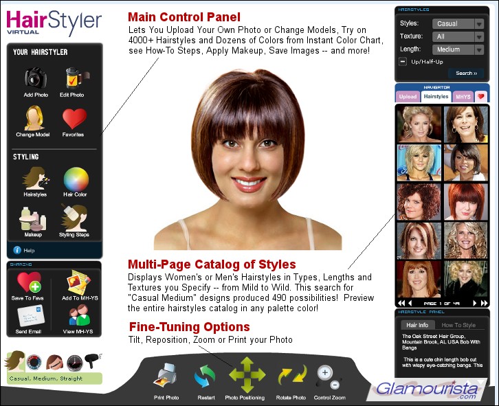 Select Hairstyles, Cuts, Colors